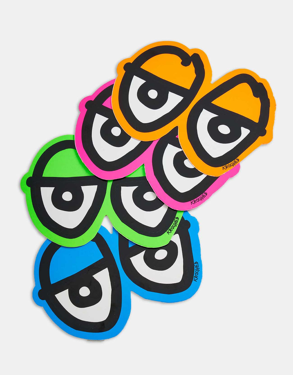 Krooked Eyes Medium Die-Cut Sticker