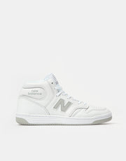 New Balance Numeric 480 High Skate Shoes - White/Grey