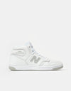 New Balance Numeric 480 High Skate Shoes - White/Grey