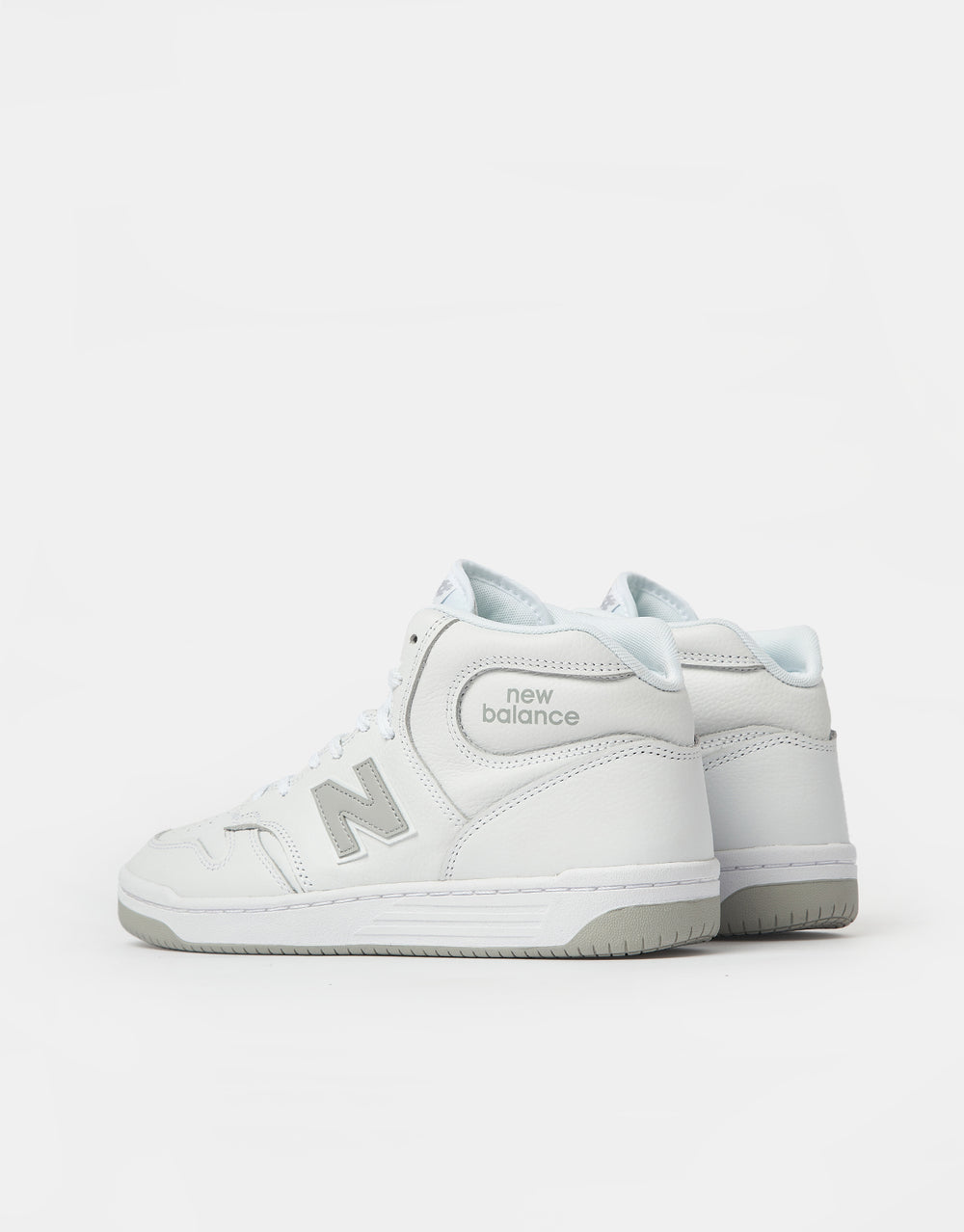 New Balance Numeric 480 High Skate Shoes - White/Grey