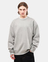 Nike Solo Swoosh Crew - Dark Grey Heather/White