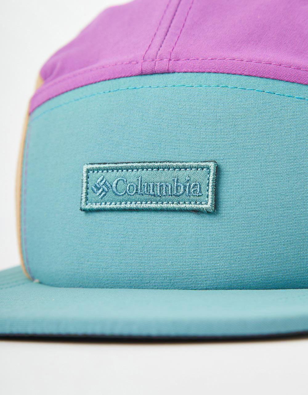 Columbia Creek Side™ 5 Panel Cap - Teal/Razzle/Canoe