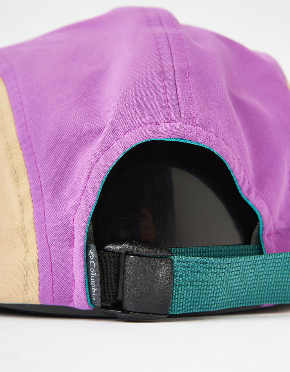 Columbia Creek Side™ 5 Panel Cap - Teal/Razzle/Canoe