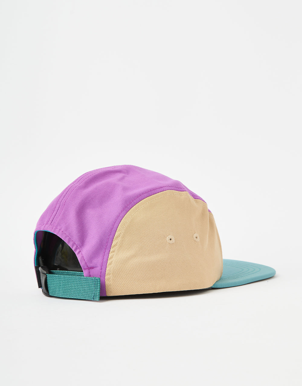 Columbia Creek Side™ 5 Panel Cap - Teal/Razzle/Canoe