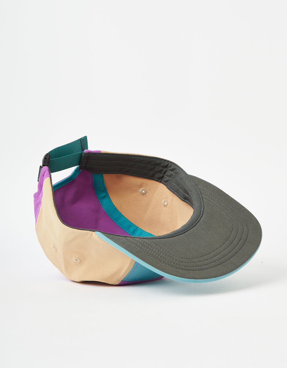 Columbia Creek Side™ 5 Panel Cap - Teal/Razzle/Canoe