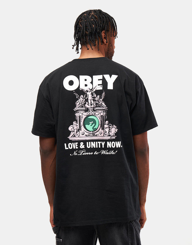 Obey Love & Unity Now T-Shirt - Black