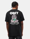 Obey Love & Unity Now T-Shirt - Black