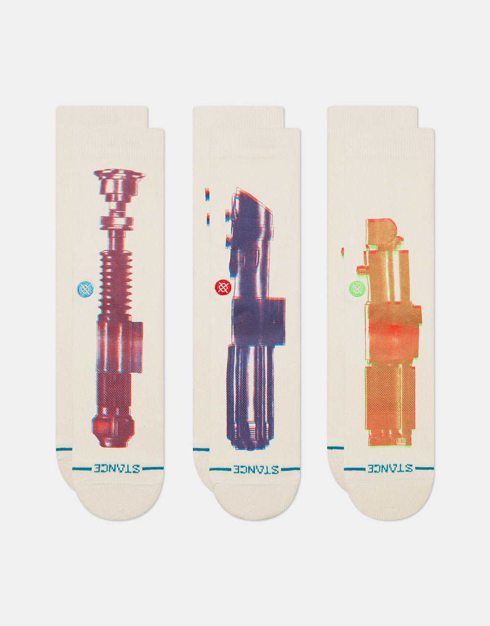 Stance x Star Wars Saber Box Set Crew Socks - Multi (Incl. 3D Glasses)