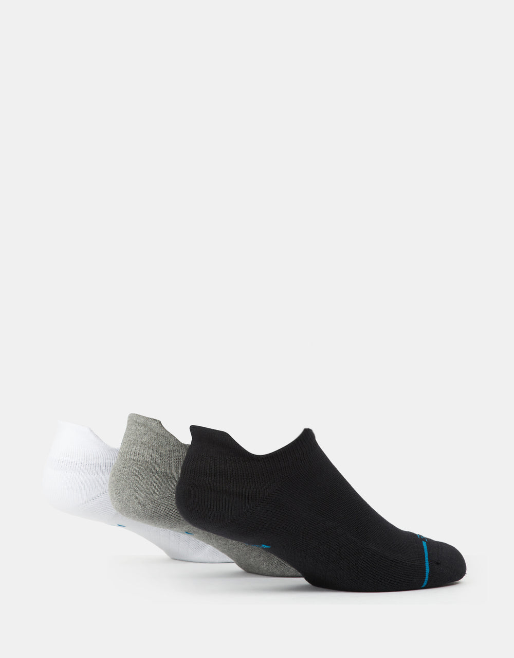 Stance Icon Low Tab 3 Pack Socks - Black