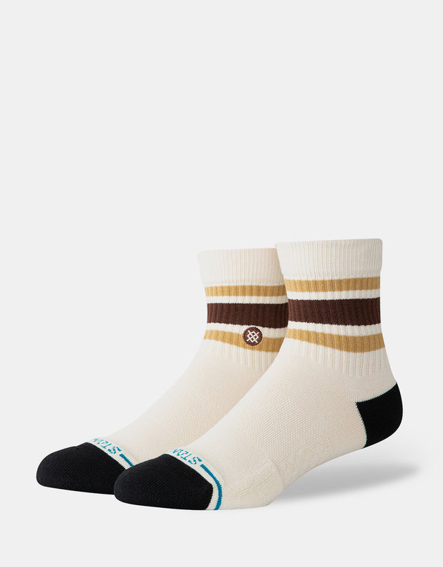 Stance Boyd Quarter Socks - Dark Brown