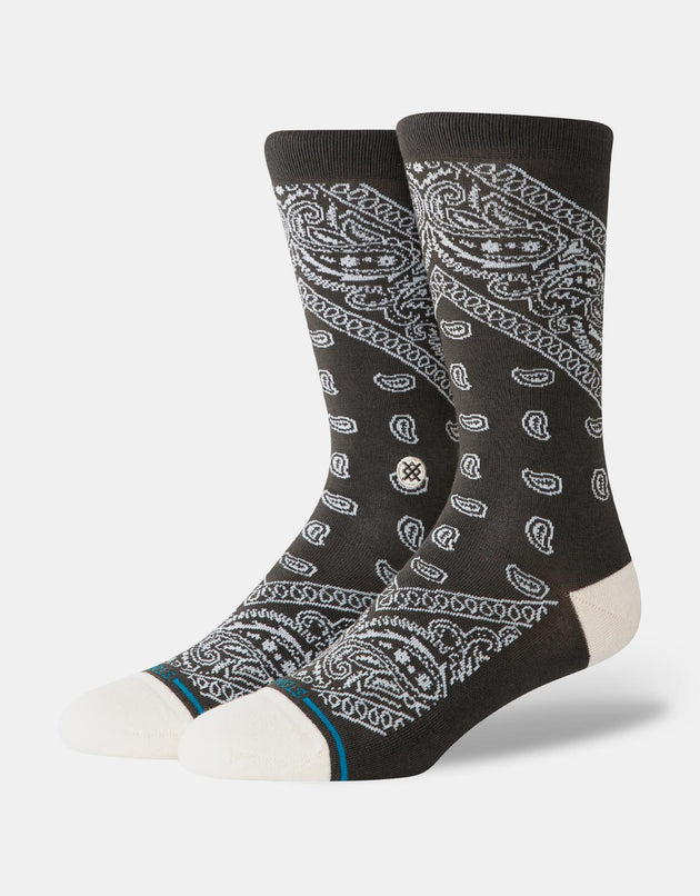 Stance Barrio Crew Socks - Washed Black