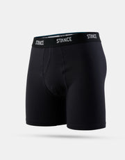 Stance Solid Poly Blend Boxer Shorts - Black