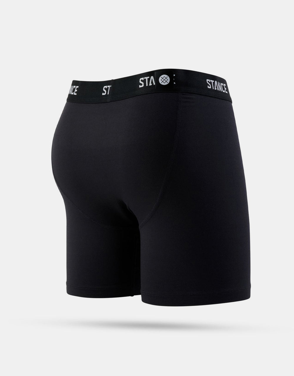 Stance Solid Poly Blend Boxer Shorts - Black