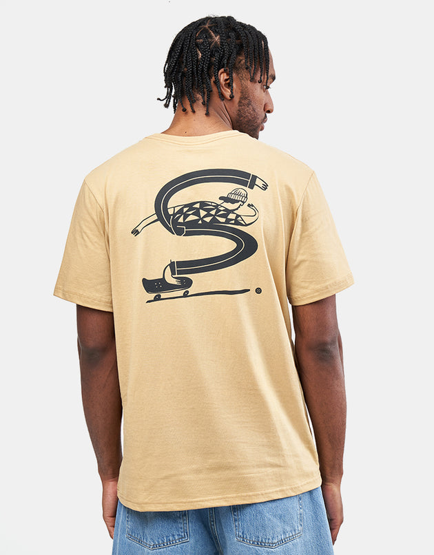 Stance Pounding Pavement T-Shirt - Khaki