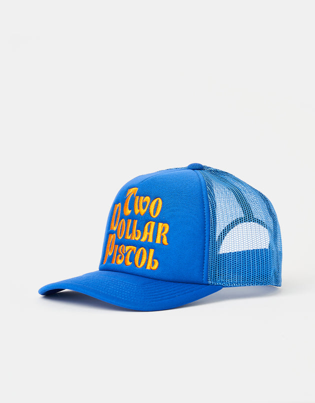 Brixton Two Dollar Pistol Trucker Cap - Electric Blue/Electric Blue