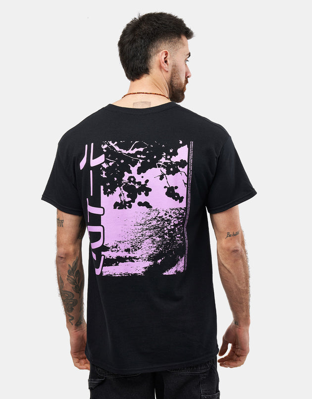 Route One Blossoms T-Shirt - Black