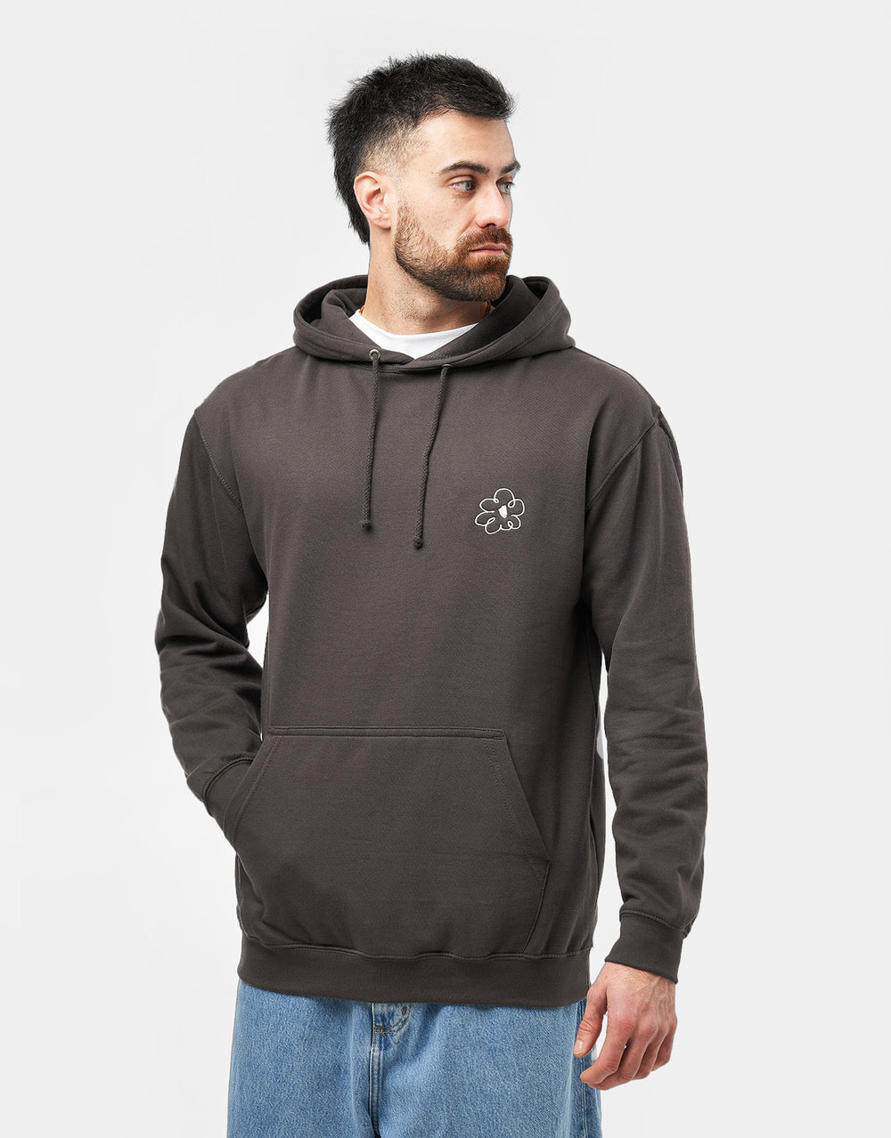 Route One Buzzin Pullover Hoodie - Storm Grey