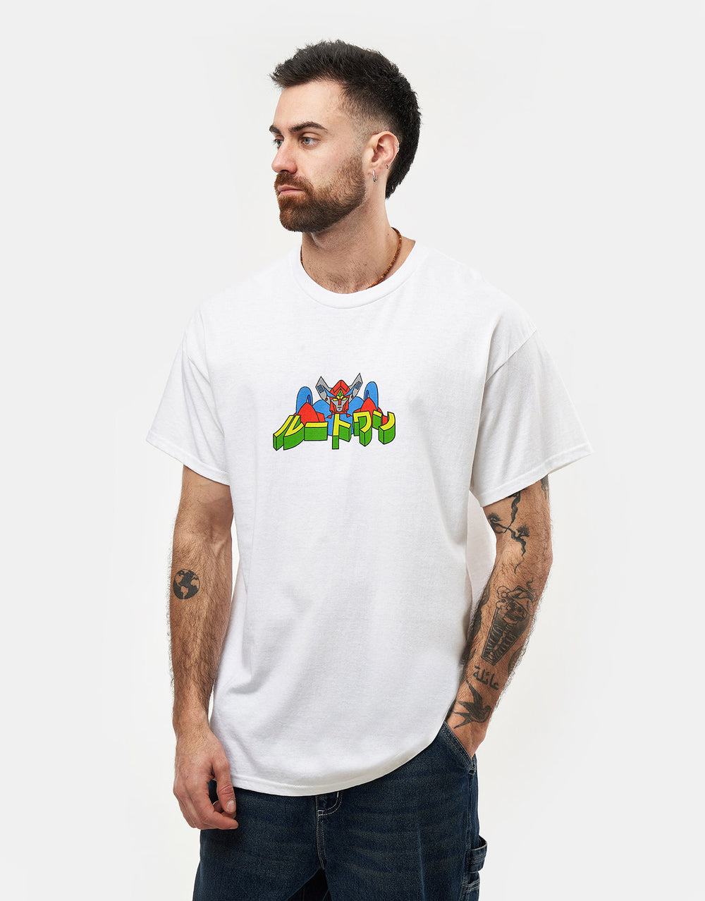 Route One Mecha T-Shirt - White