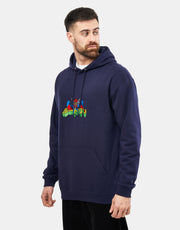 Route One Mecha Pullover Hoodie - Oxford Navy