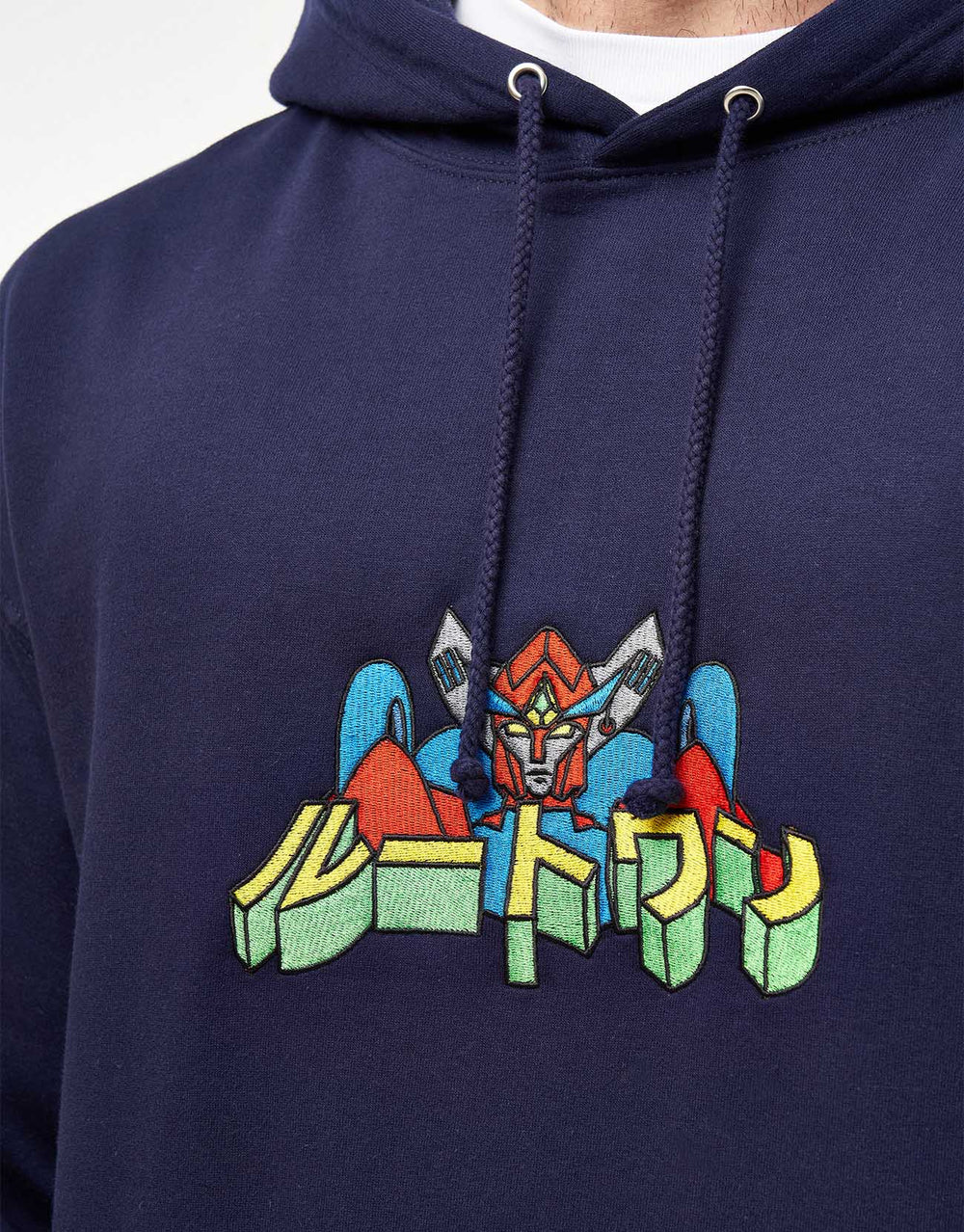 Route One Mecha Pullover Hoodie - Oxford Navy