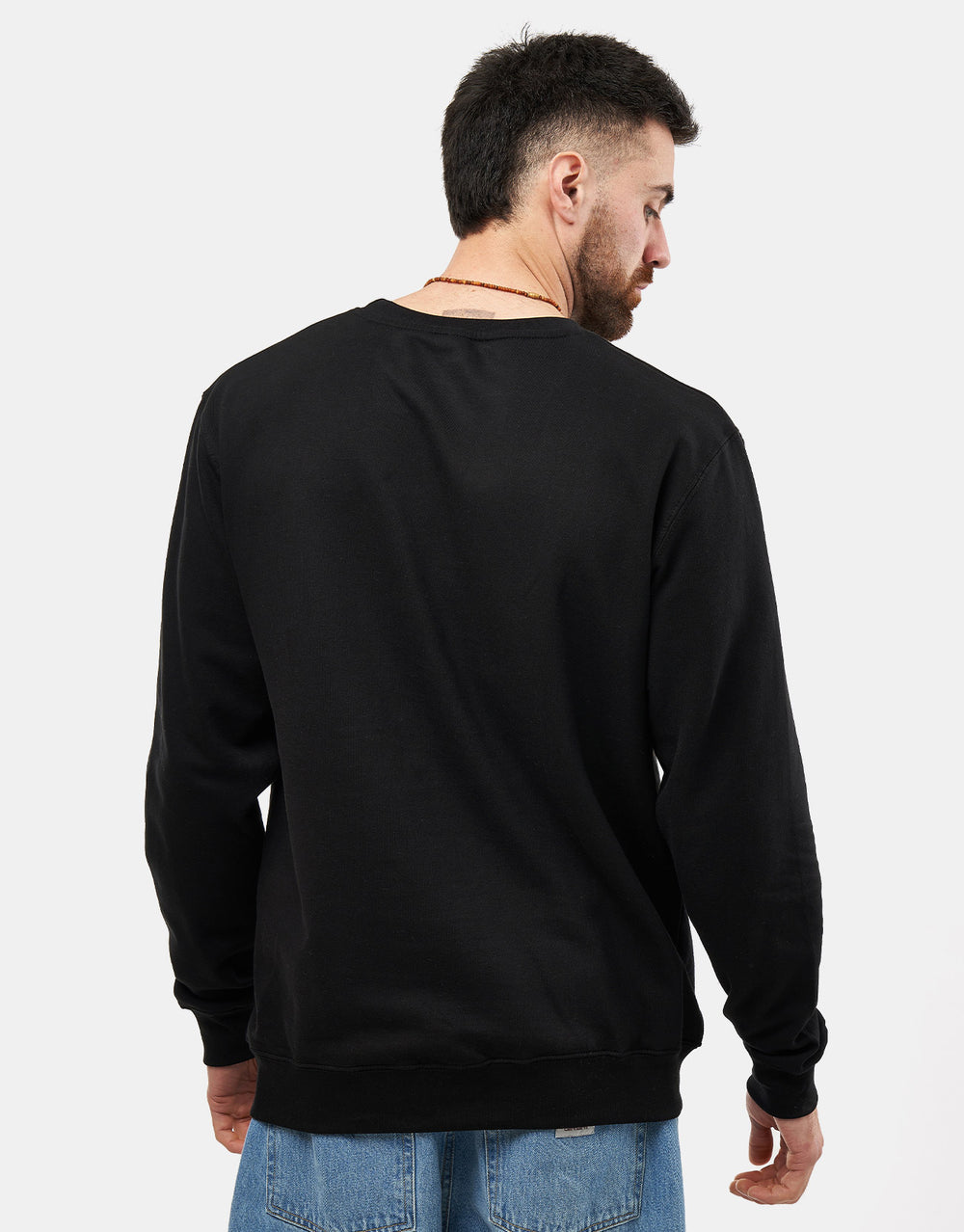 Route One Tagged Sweatshirt - Deep Black