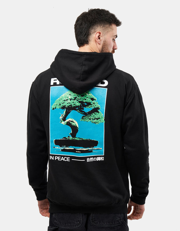 Route One Rooted Pullover Hoodie - Deep Black