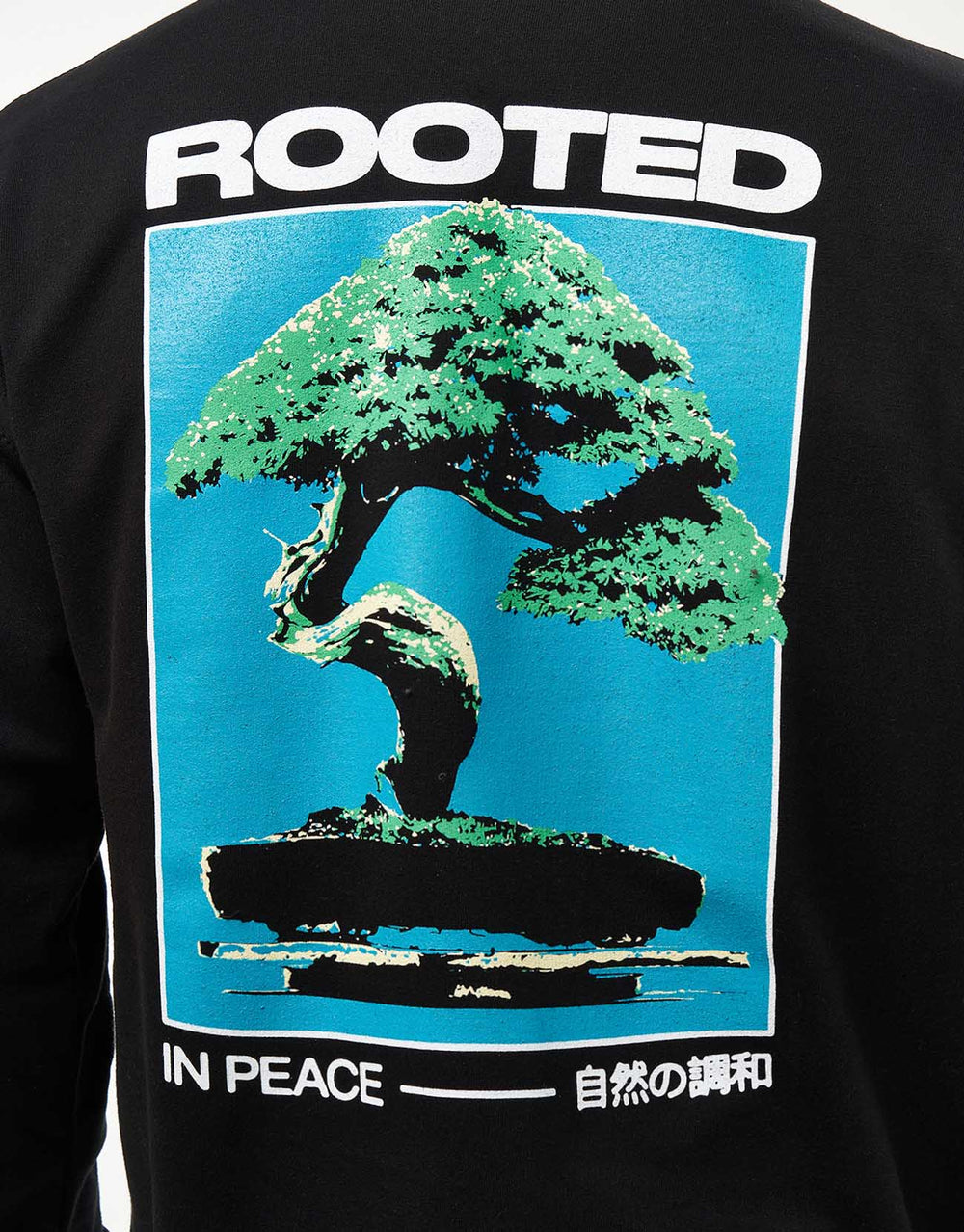 Route One Rooted Pullover Hoodie - Deep Black