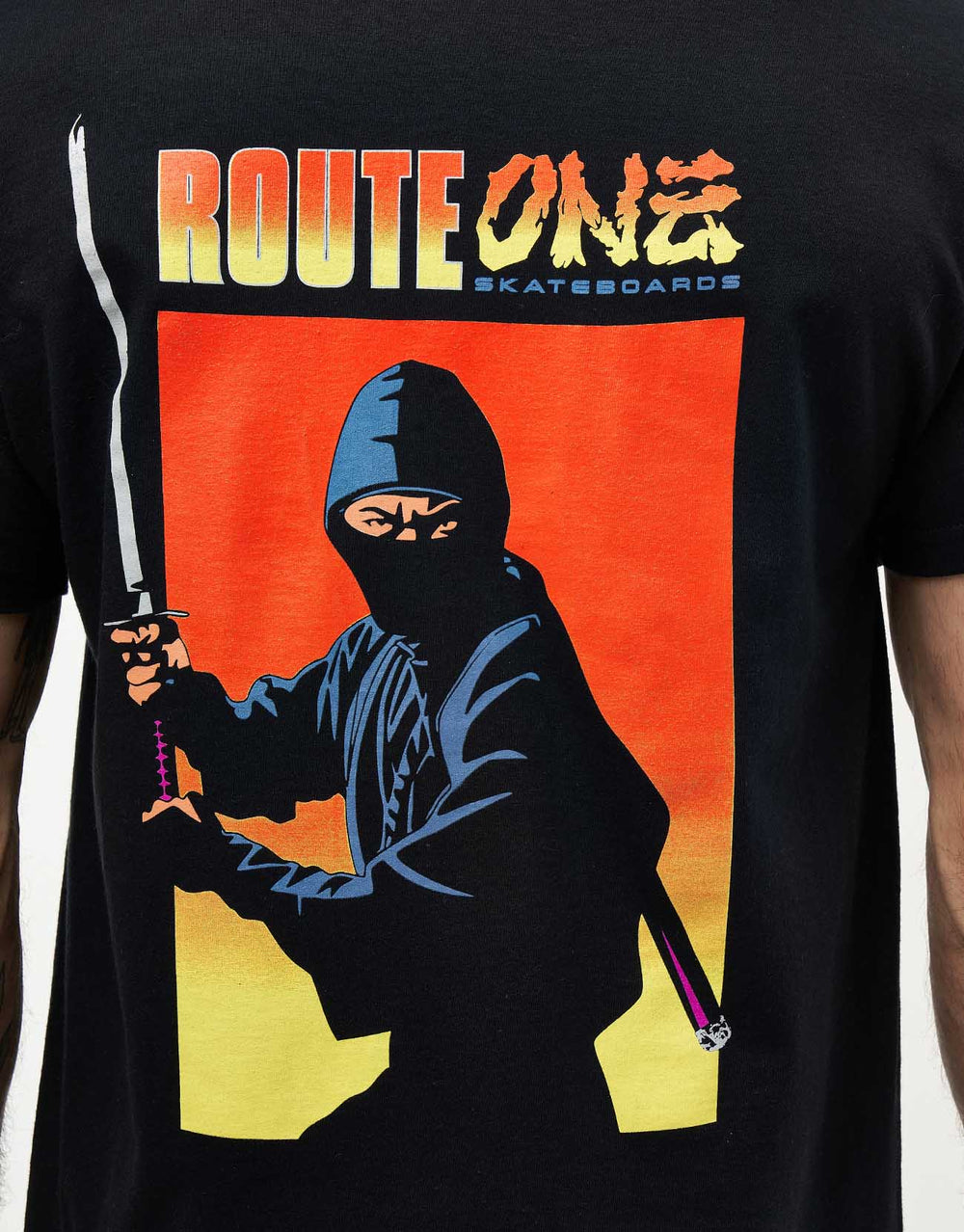 Route One Gaiden T-Shirt - Black