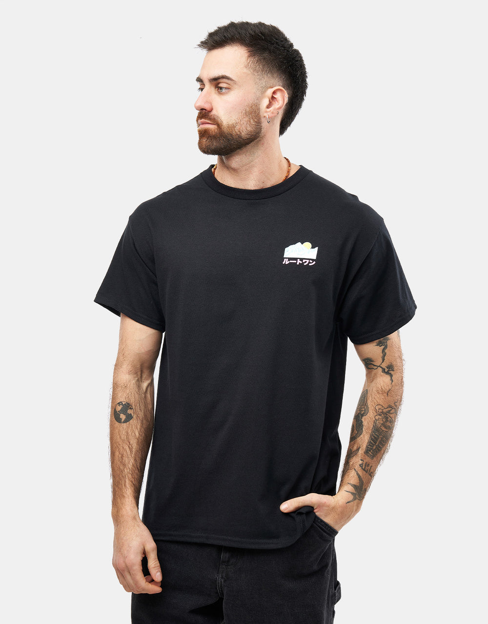 Route One Tengu T-Shirt - Black