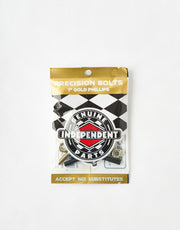 Independent 1" Phillips Bolts - Black/Gold