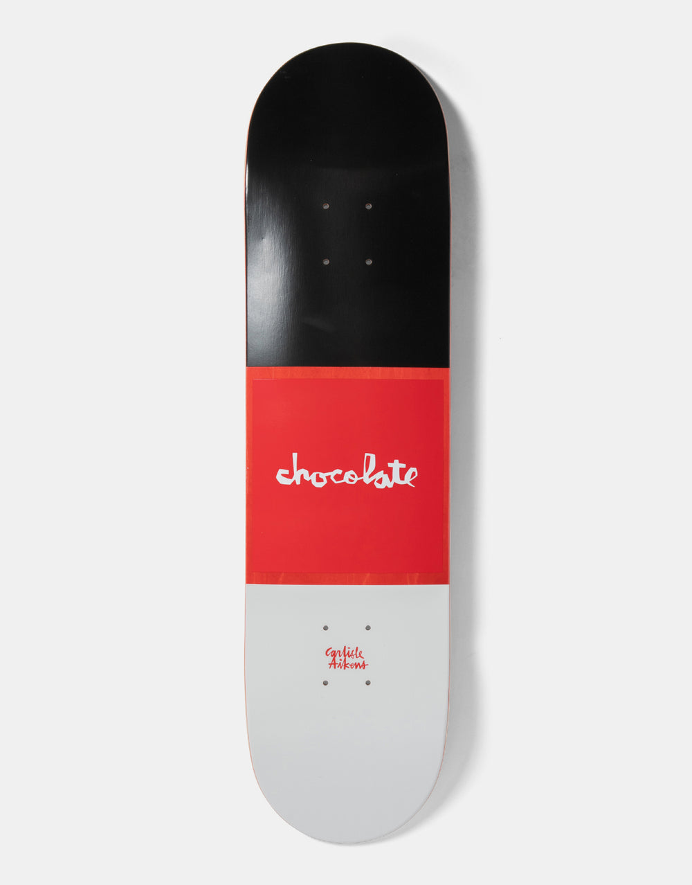 Chocolate Aikens Red Square 'Heritage Logo Collection' G018 Skateboard Deck - 8"