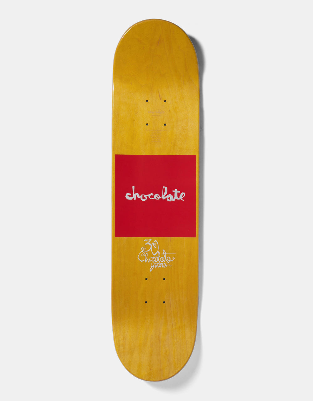 Chocolate Aikens Red Square 'Heritage Logo Collection' G018 Skateboard Deck - 8"