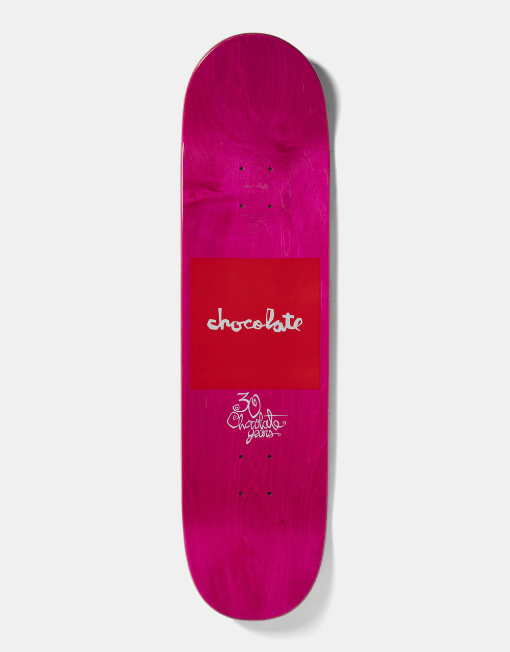 Chocolate Herrera Red Square 'Heritage Logo Collection' G023 Skateboard Deck - 8.125"