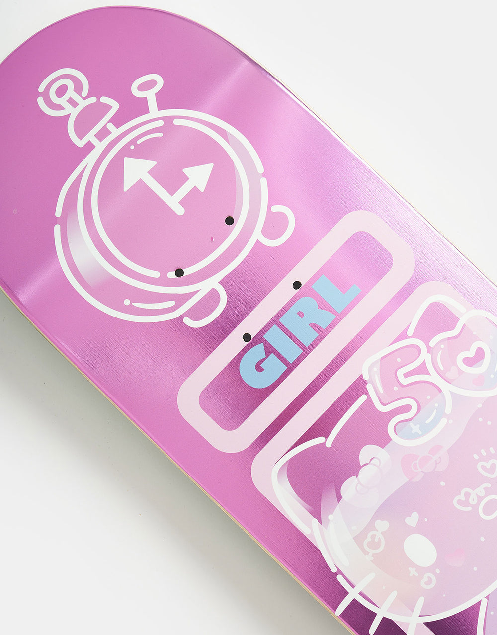 Girl x Sanrio Bannerot Hello Kitty 50th Anniversary G018 Skateboard Deck - 8"