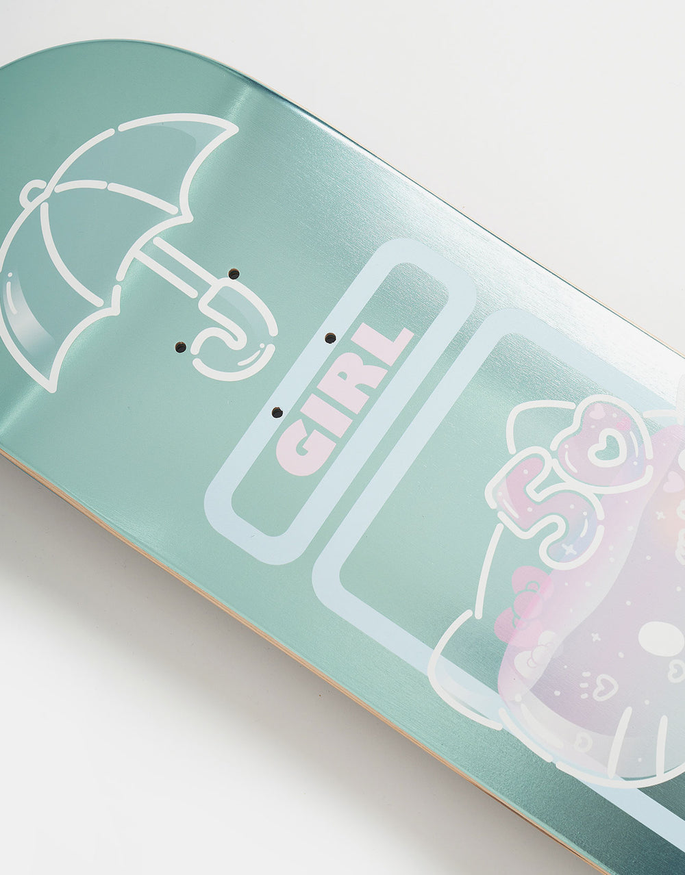 Girl x Sanrio Pacheco Hello Kitty 50th Anniversary G016 Skateboard Deck - 8.375"