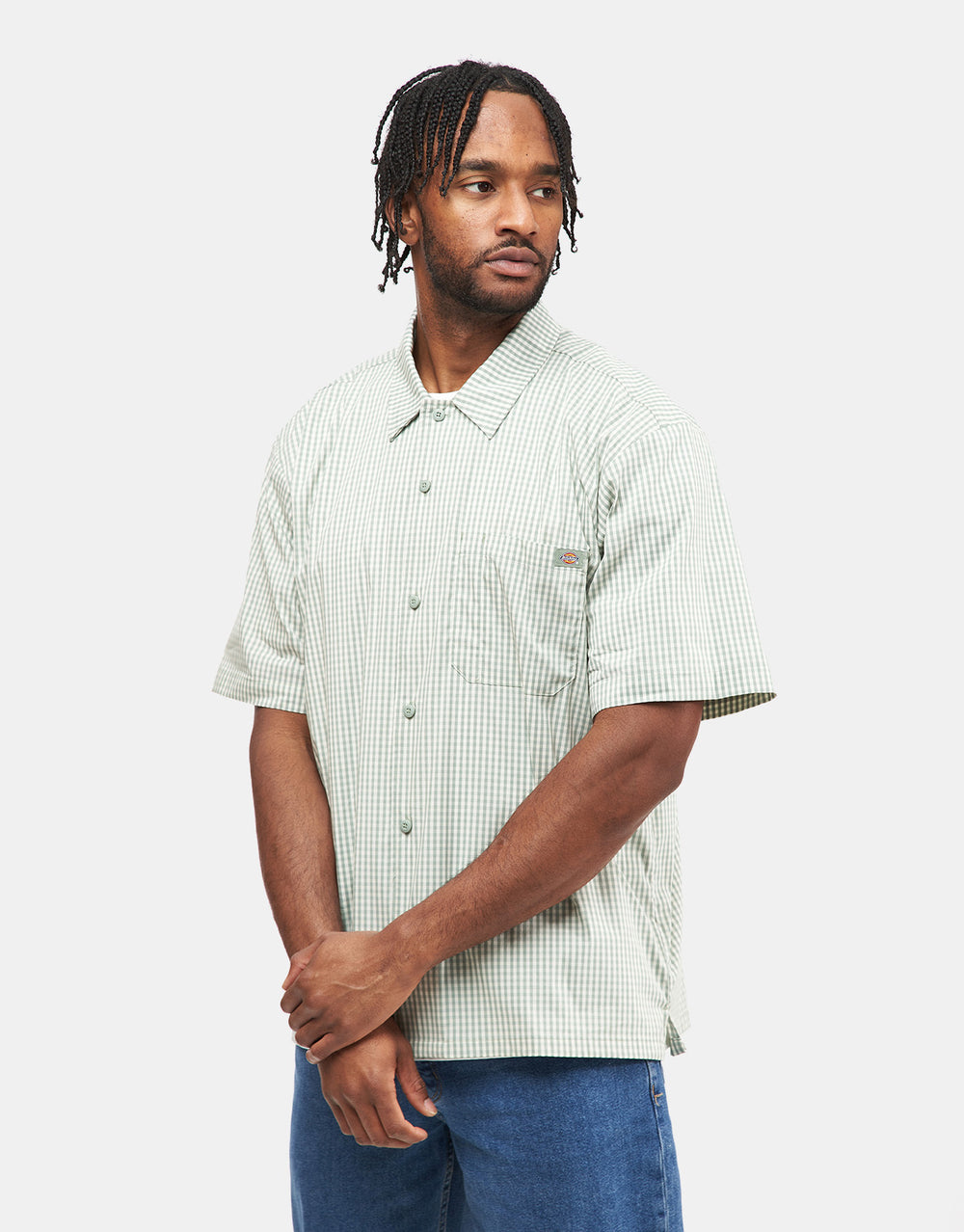 Dickies Virginia S/S Work Shirt - Iceberg Green