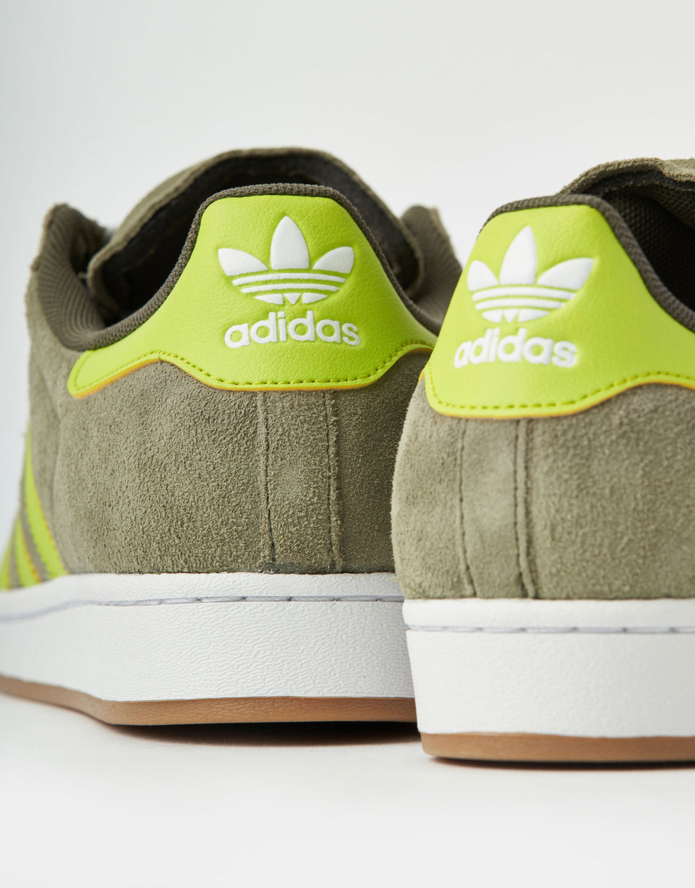 adidas Superstar ADV Skate Shoes - Olive Strata/Semi Solar Yellow/Gold