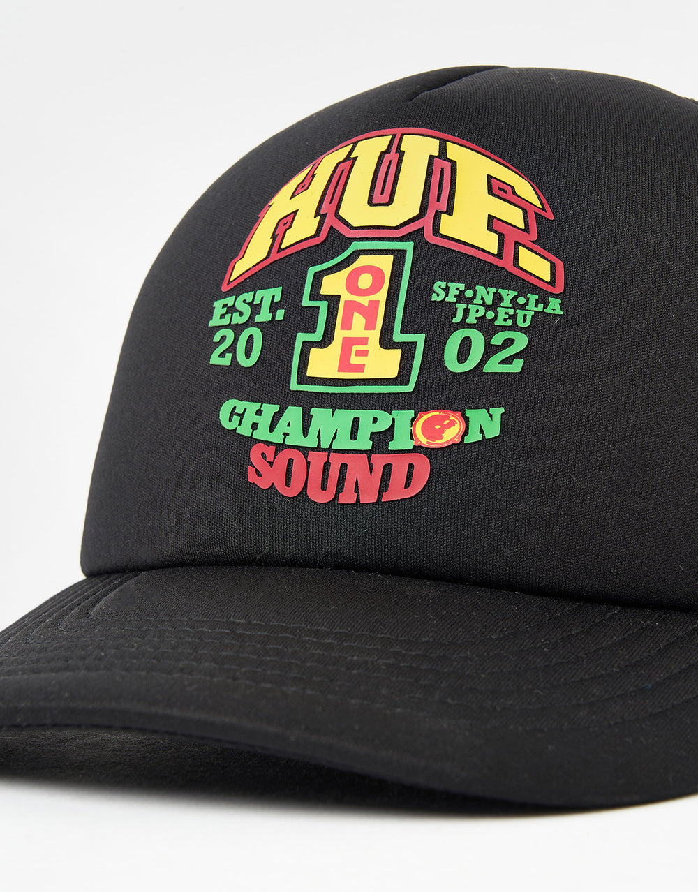 HUF Champion Sound Trucker Cap - Black