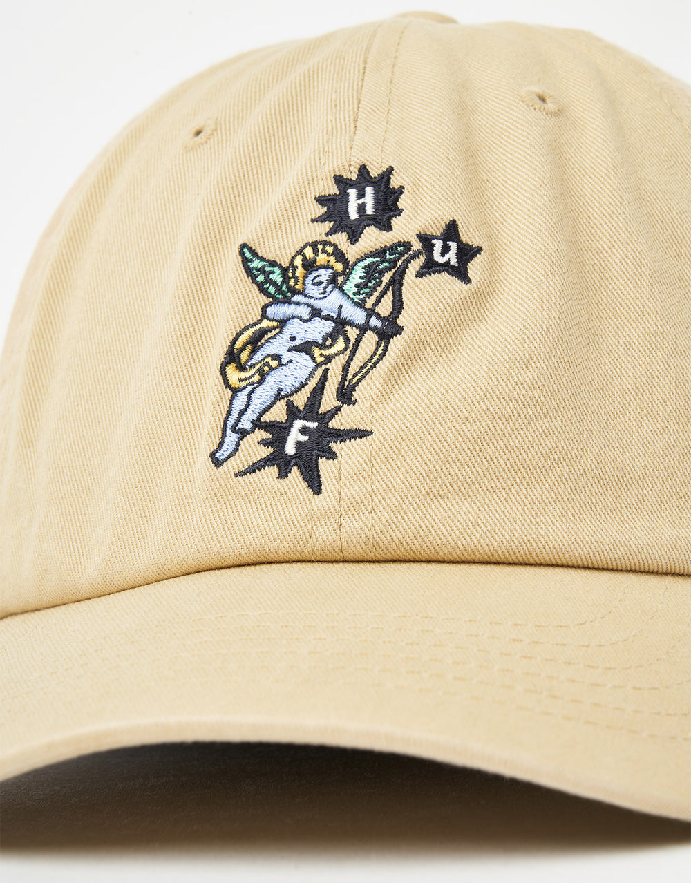 HUF Cupid 6 Panel Curved Visor Cap - Khaki