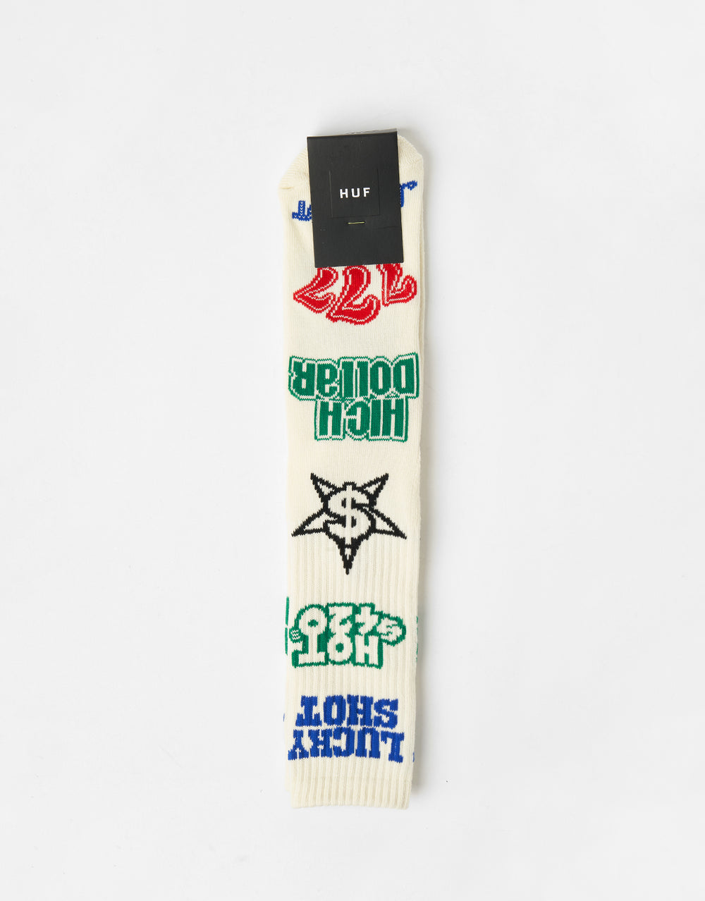 HUF Lucky Crew Socks - Natural