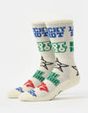 HUF Lucky Crew Socks - Natural