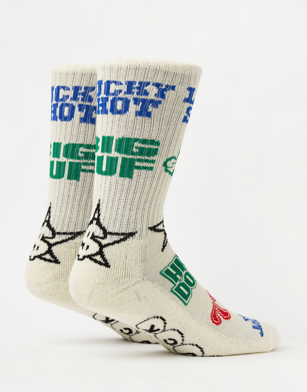 HUF Lucky Crew Socks - Natural