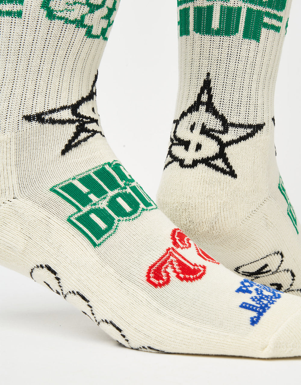 HUF Lucky Crew Socks - Natural