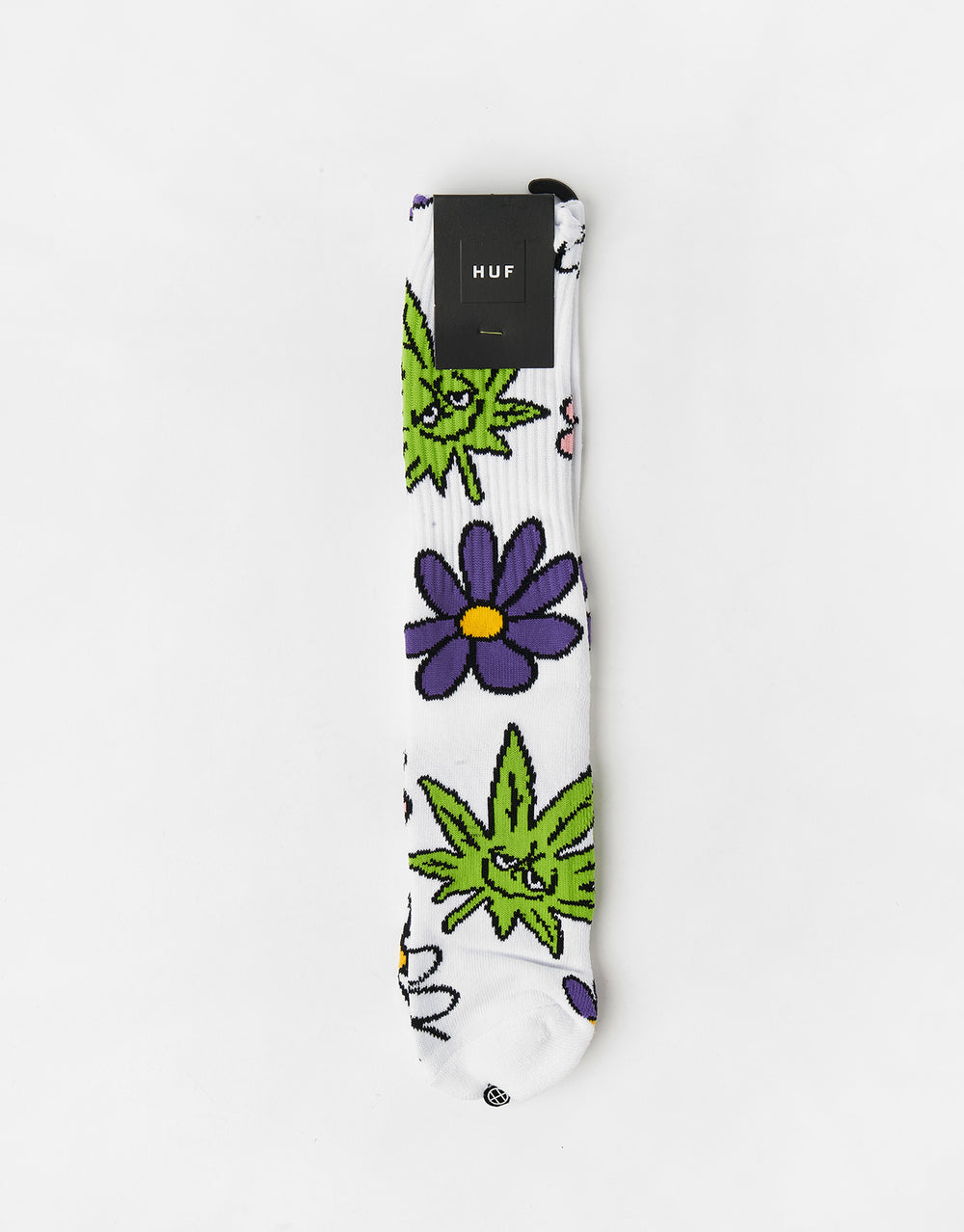 HUF Green Buddy Allergies Socks - White