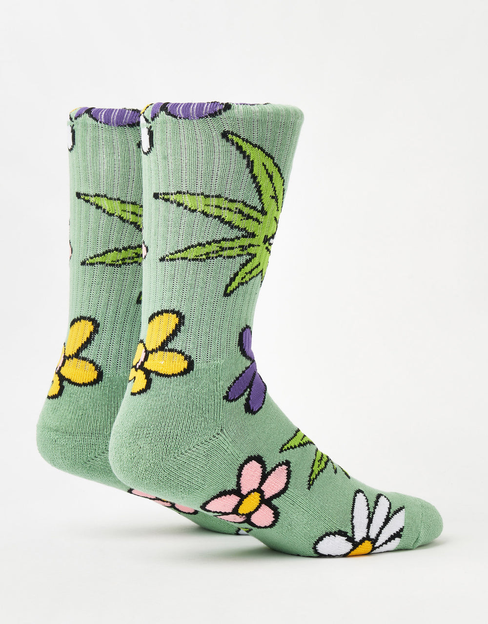 HUF Green Buddy Allergies Socks - Basil