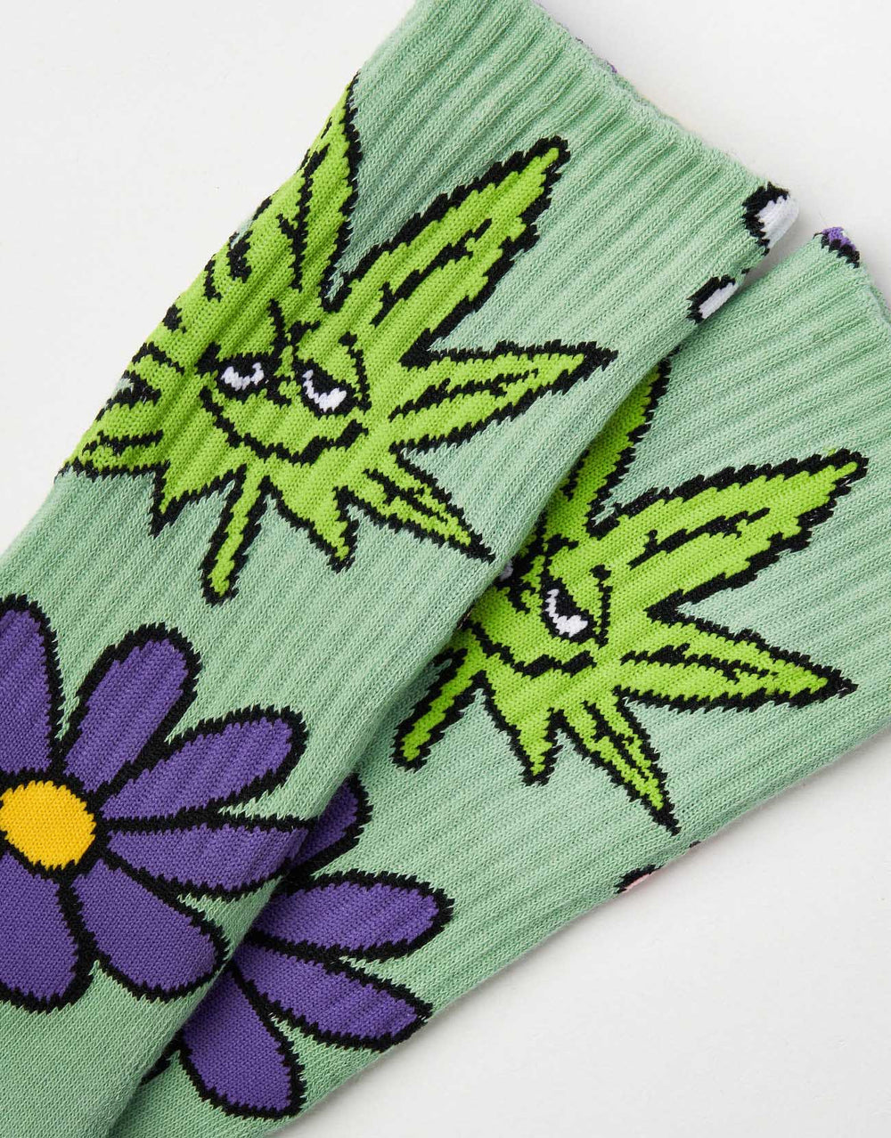 HUF Green Buddy Allergies Socks - Basil