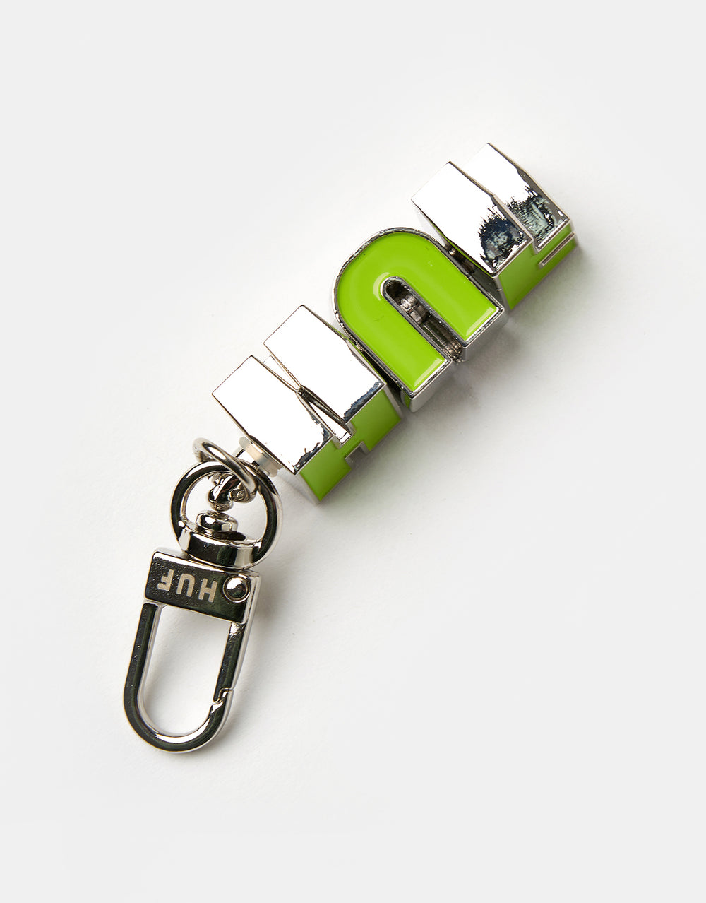 HUF Swivel Keychain - Silver