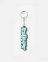 Butter Goods Warped Rubber Keychain - Green/Blue