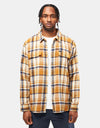 Dark Seas Lowell L/S Shirt - Brown