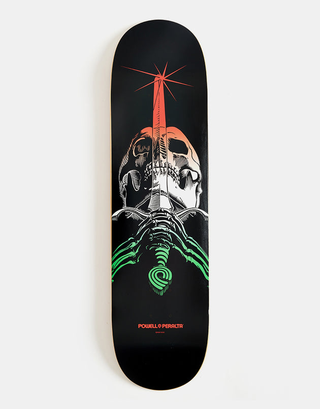 Powell Peralta Skull & Sword Green Fade 243 Skateboard Deck - 8.25"